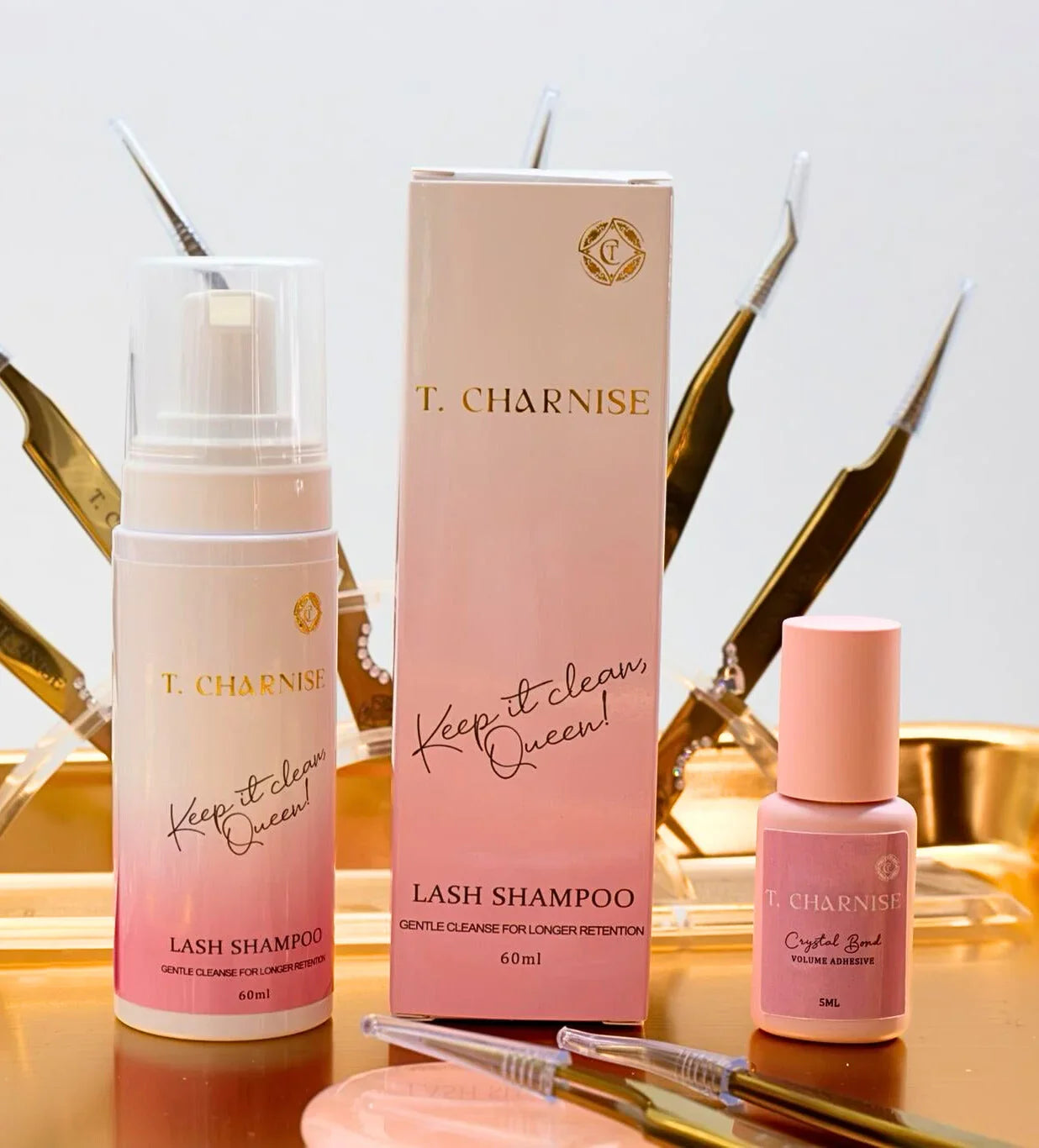 Lash Shampoo & Volume adhesive bond