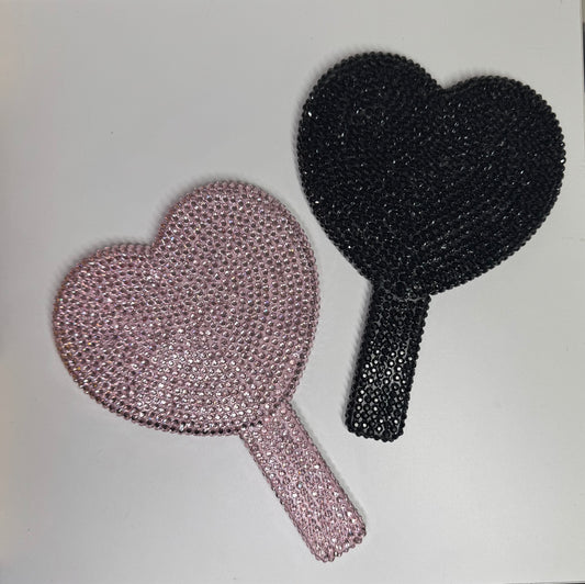 Bling Heart Mirror